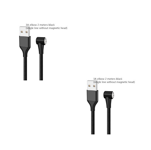 Compatible with Apple , Magnetic USB Cable Fast Charging Micro USB Type C Data Wire Cord Magnet Charger Mobile Phone Cable