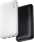 Miady 2-Pack Portable Charger, Slim 10000mAh Power Bank Travel Battery Pack