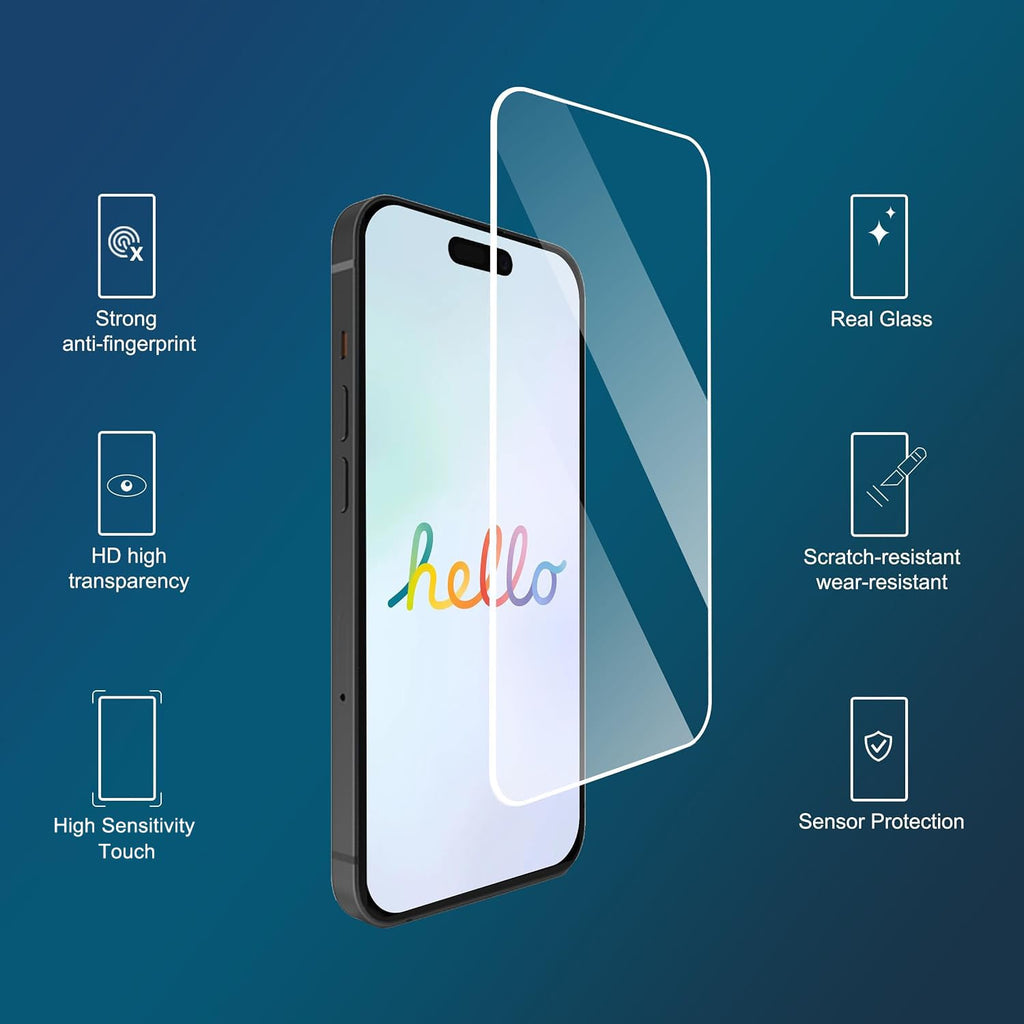 Ailun 3 Pack Screen Protector for iPhone 18 Pro Max/iPhone 17 Pro Max