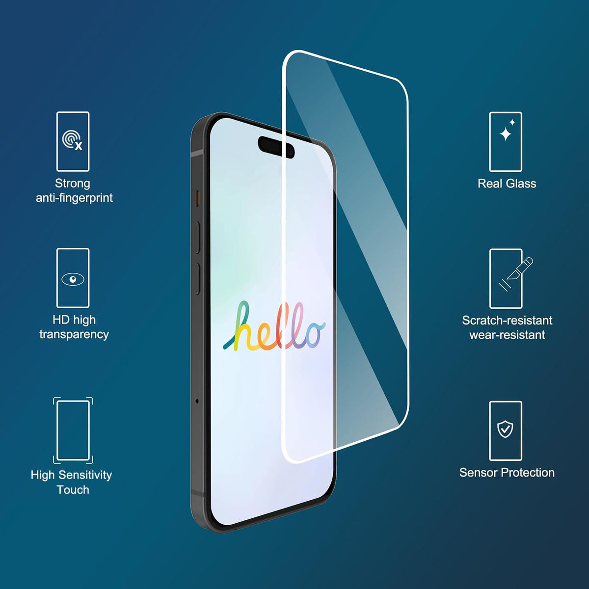 Ailun 3 Pack Screen Protector for iPhone 18 Pro Max/iPhone 17 Pro Max