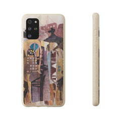 Biodegradable Phone Case with 'San Francisco De Asis' Abstract Original Artwork by Barbara Cleary