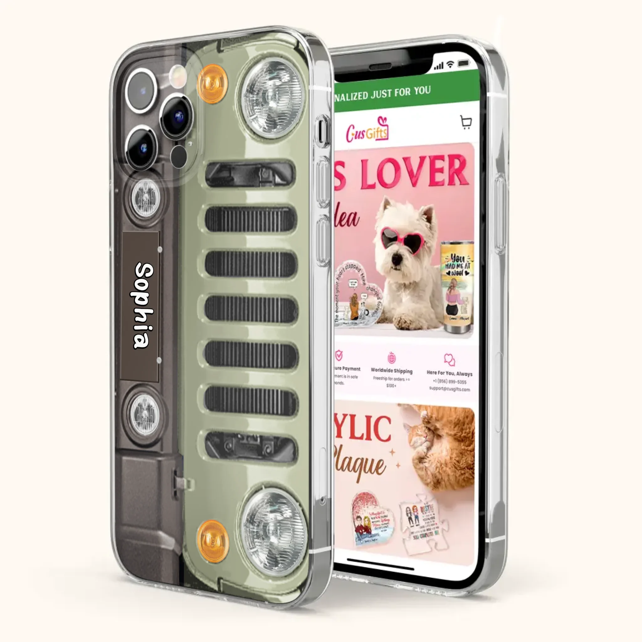 Custom Personalized Phone Case - Off-road Car Phone Case For Iphone and Samsung