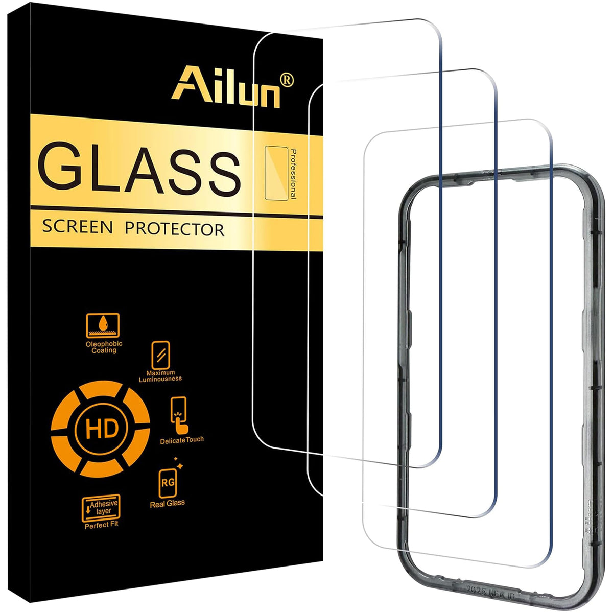 Ailun 3 Pack Screen Protector for iPhone 18 Pro Max/iPhone 17 Pro Max