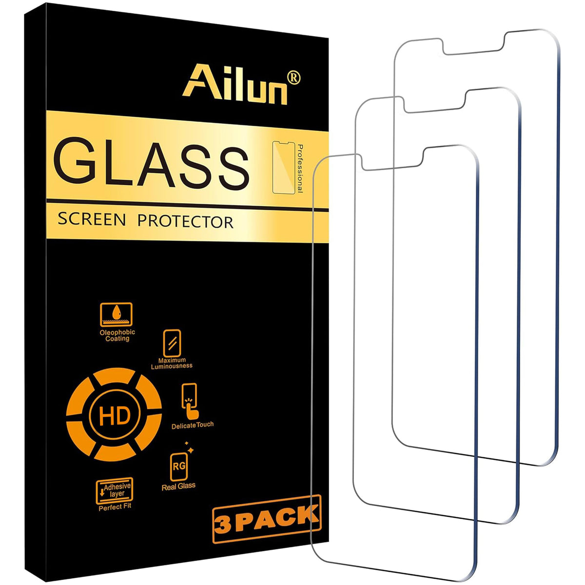 Ailun 3 Pack Screen Protector for iPhone 18 Pro Max/iPhone 17 Pro Max