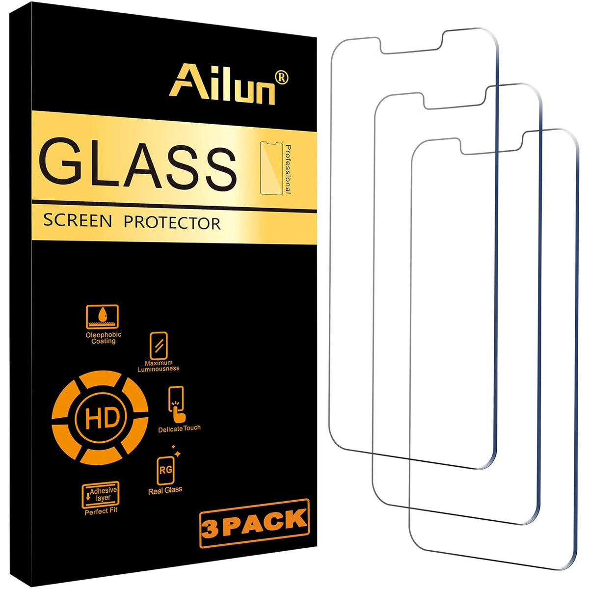 Ailun 3 Pack Screen Protector for iPhone 18 Pro Max/iPhone 17 Pro Max