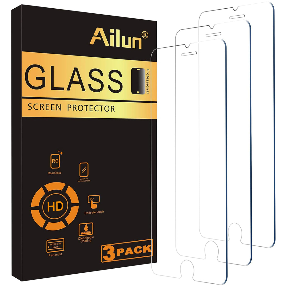 Ailun 3 Pack Screen Protector for iPhone 18 Pro Max/iPhone 17 Pro Max