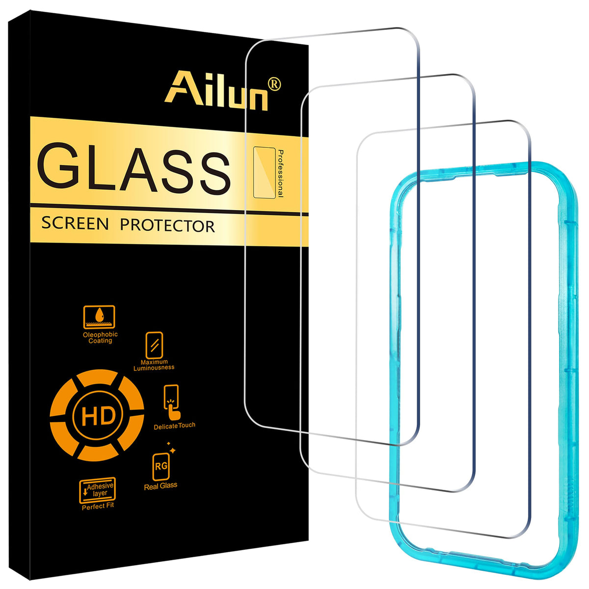 Ailun 3 Pack Screen Protector for iPhone 18 Pro Max/iPhone 17 Pro Max