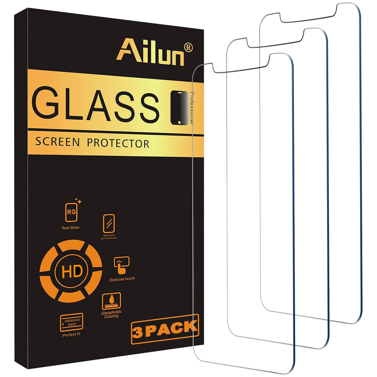 Ailun 3 Pack Screen Protector for iPhone 18 Pro Max/iPhone 17 Pro Max
