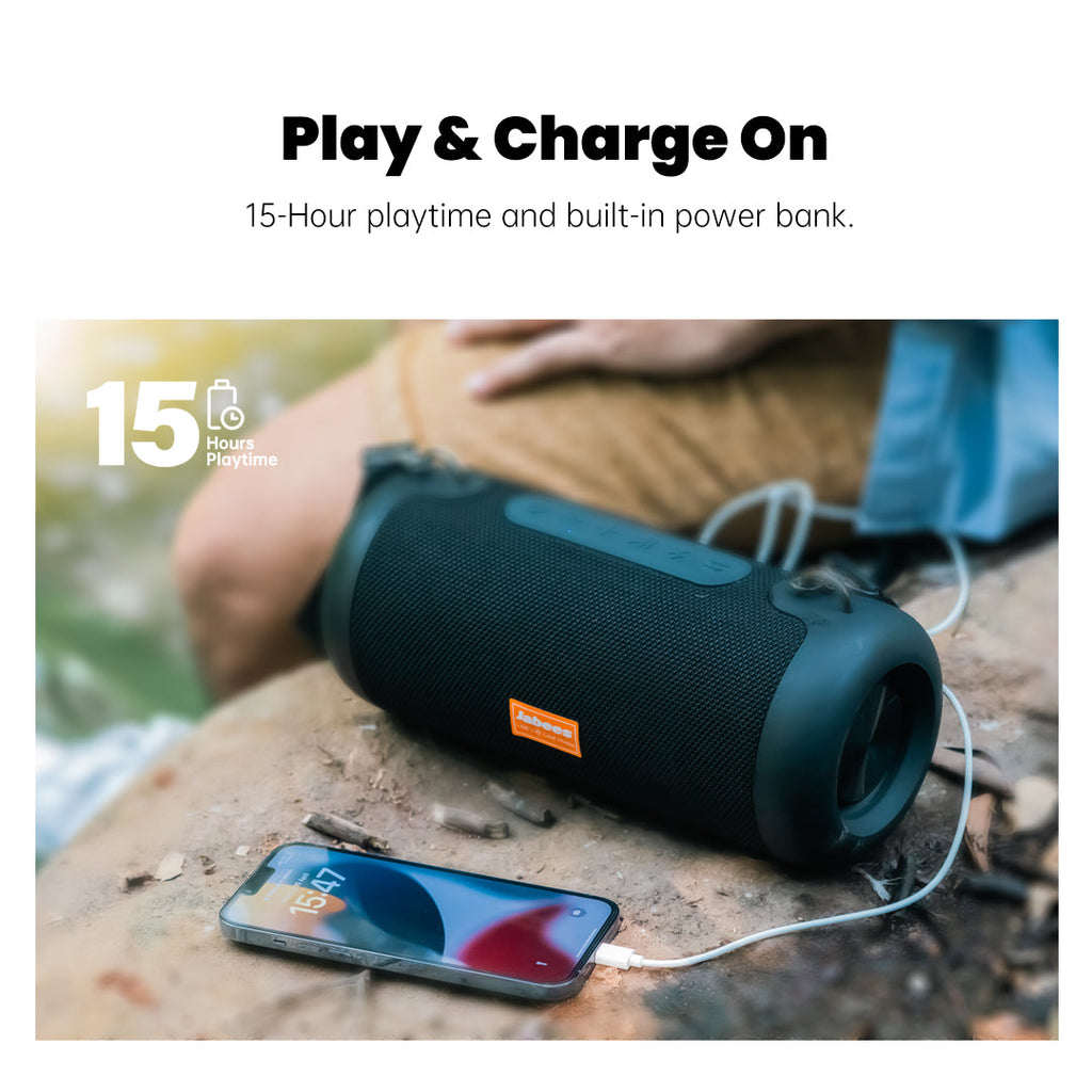 WHALE with Nylon Strap—Wireless Outdoor Speaker