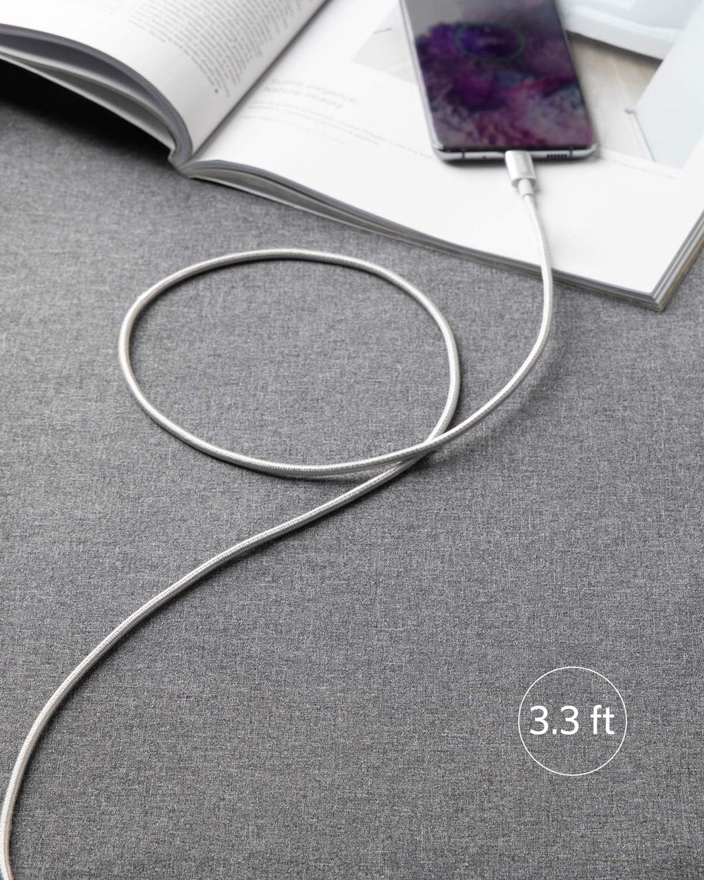 Anker USB C to USB C Cable, 60W Fast Charging Cable (2-Pack, 6 ft, Black)