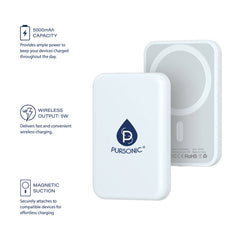 Magnetic Wireless Power Bank – Portable, Powerful, Effortless Charging