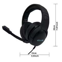 Wired Gaming Headset with Hidden Microphone RGB