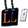 Initials Bag tag L  [pack 2]