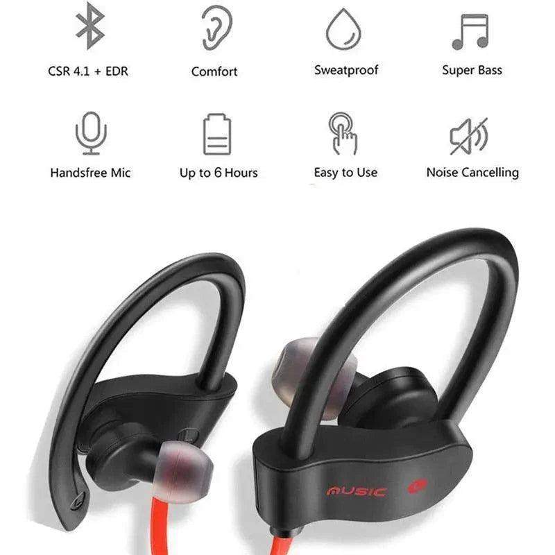 Wireless Bluetooth Sport Earphones – Handsfree Headset for All Phones