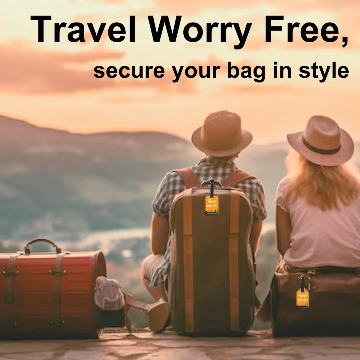 Smart Bag Tag - Travel Themes [Pack 2]